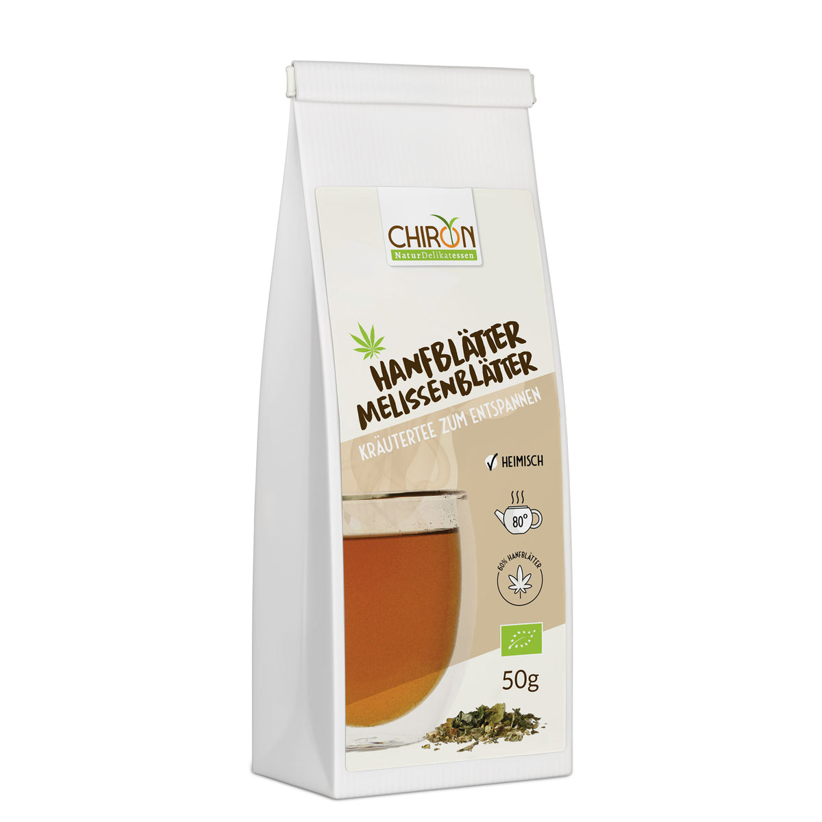 Kräutertee Hanfblätter – Melissenblätter BIO