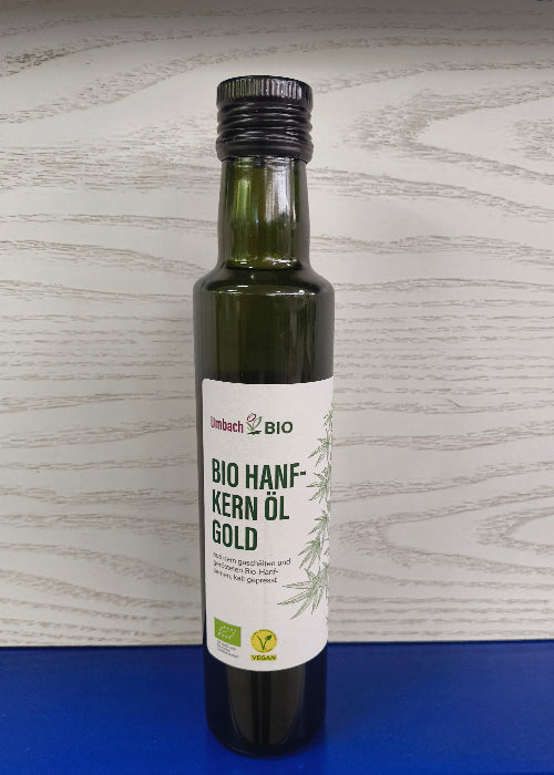 Bio-Hanfkernöl Gold, 250ml