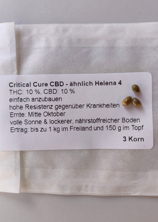 Hanf - Samen "Critical Cure CBD"