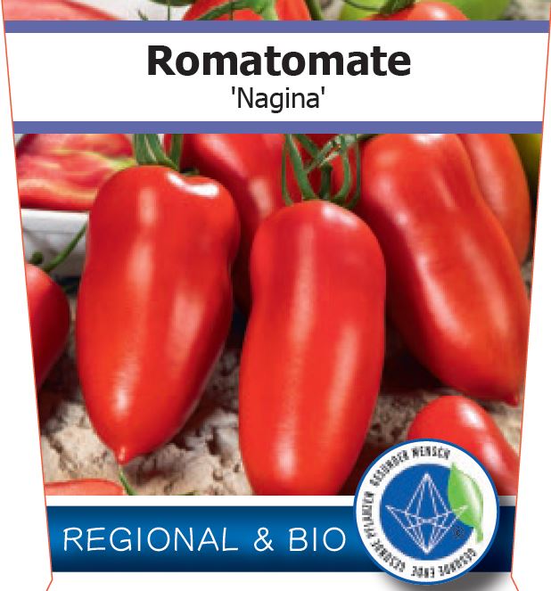 Bio Romatomate 'Nagina' (Solanum lycopersicum) – Topfpflanze, Versand ab KW17