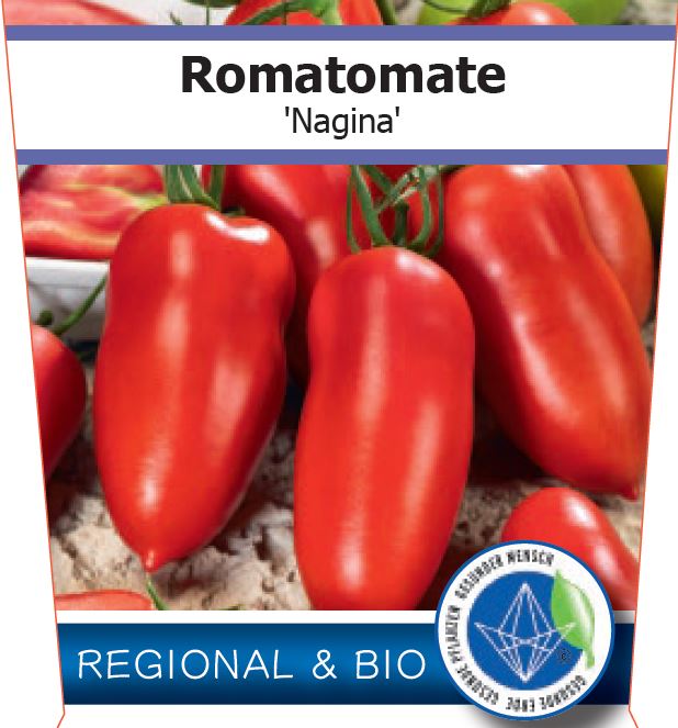 Bio Romatomate 'Nagina' (Solanum lycopersicum) – Topfpflanze, Versand ab KW17