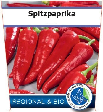 Bio Paprika 'Como Rosso' (Capsicum annuum) – Topfpflanze, Versand ab KW17