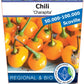 Bio Chili 'Charapita' (Capsicum chinense) - Topfpflanze, Versand ab KW17