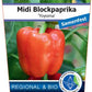 Bio Paprika 'Yoyoma' (Capsicum annuum) – Topfpflanze, Versand ab KW17