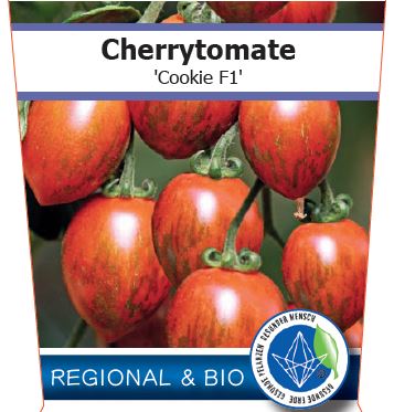 Bio Tomate 'Cookie' (Solanum lycopersicum) - Topfpflanze, Versand ab KW17